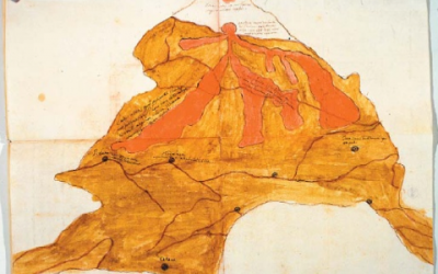 Mappa eruzione Etna 1634