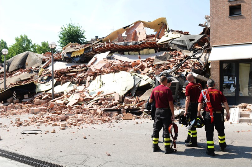 TERREMOTO EMILIA: I DANNI CAUSATI DAL TERREMOTO NEL COMUNE DI CAVEZZO (MODENA)