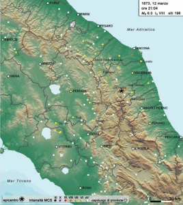 TERREMOTO 1873 MARCHE MERIDIONALI